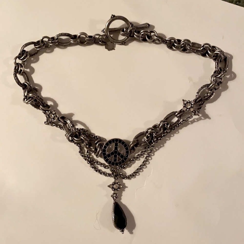 Lucky brand Peace necklace
